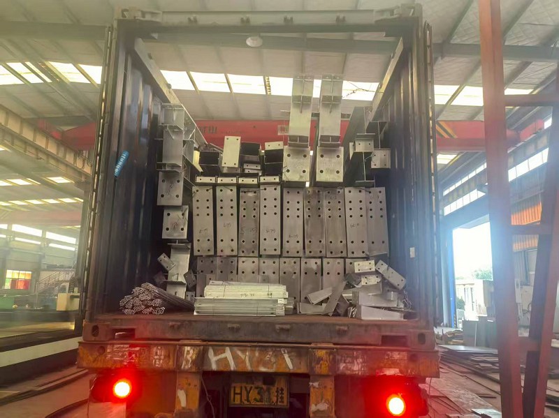 Cấu trúc thép tùy chỉnh Nhà máy mạ kẽm được vận chuyển đến Quần đảo Falkland