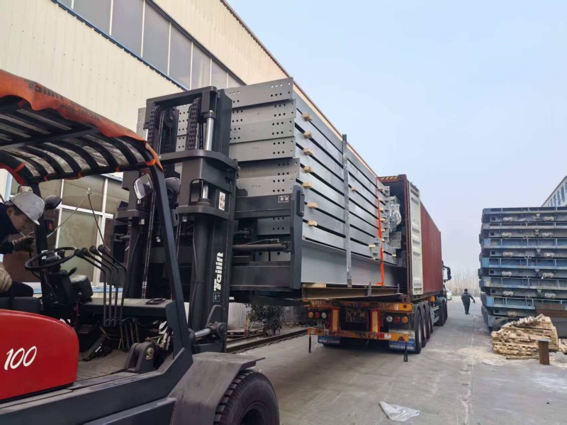 Lô hàng kho kết cấu thép ở Uruguay